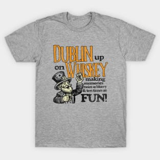 Dublin Whiskey Drinking T-Shirt